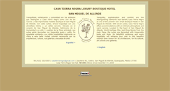 Desktop Screenshot of casatierranegra.com